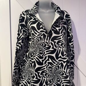 Orage White and black Fleece